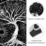 Gobeläng svart vit trädliv gobeläng faser måne Hem - Accessoarer och dekorationer Naty Shop