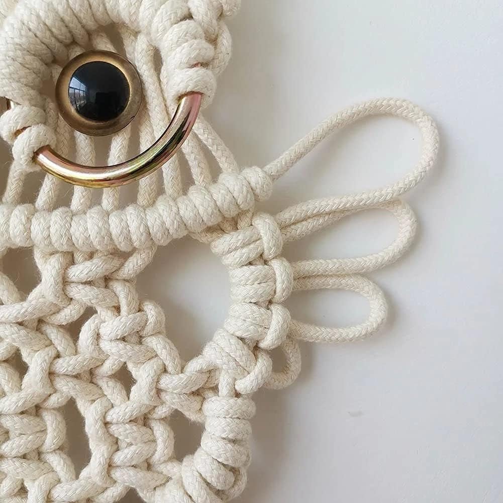 Owl gobeläng gobeläng 14wall handgjord bomullsdekoration Hem - Tillbehör och dekorationer Naty Shop