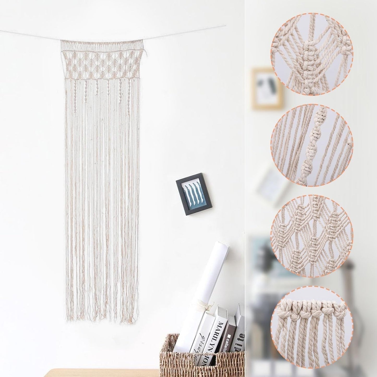 Gobeläng, dörrgardin, vävd gobeläng, rumsavdelare, Hem - Tillbehör och dekorationer Naty Shop