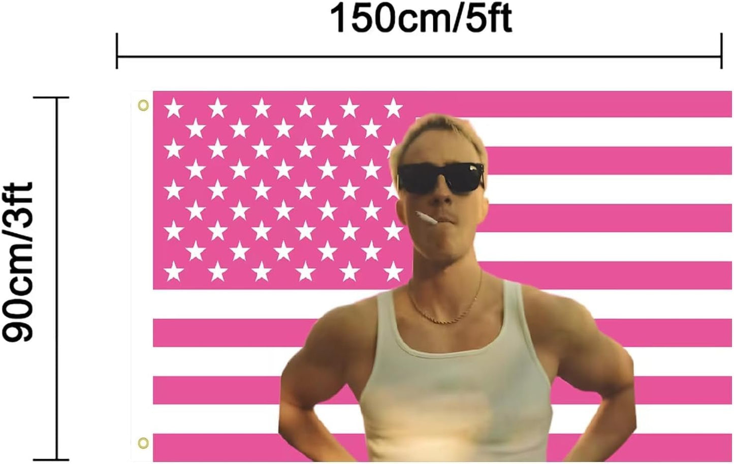 Gobelänghyllor Cameron Amerikansk flagga interiör exteriör Hem - Tillbehör och dekorationer Naty Shop