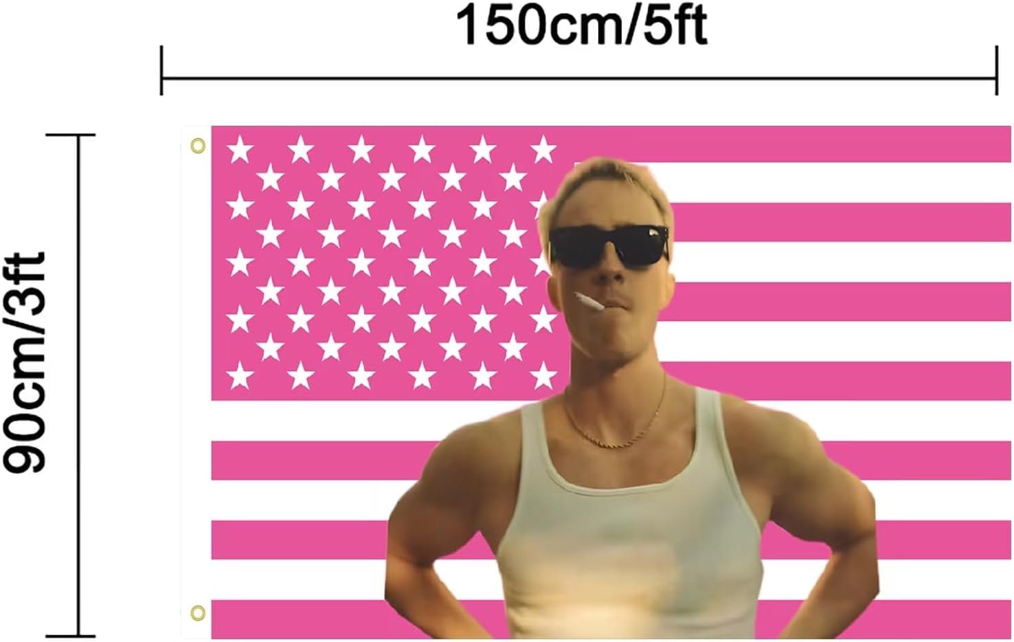 Gobelänghyllor Cameron Amerikansk flagga interiör exteriör Hem - Tillbehör och dekorationer Naty Shop