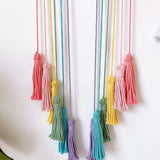 Rainbow gobeläng dekoration regnbåge bomullsrep Hem - Tillbehör och dekorationer Naty Shop