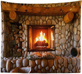 Öppen spis gobeläng canvas gobelin goa india Hem - Accessoarer och dekorationer Naty Shop