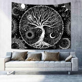 Tapestry sequpr tree life sun moon Hem - Accessoarer och dekorationer Naty Shop
