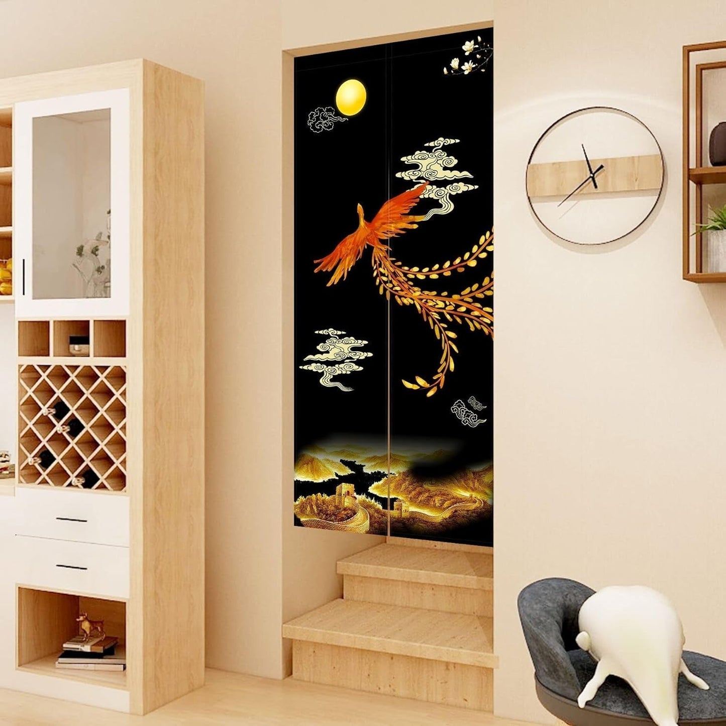 Gobeläng japansk stil noren lång tjock dörrseparation Hem - Accessoarer och dekorationer Naty Shop