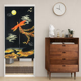 Gobeläng i japansk stil noren lång tjock dörrseparation Hem - Tillbehör och dekorationer Naty Shop H150 X B85 Cm (paket med 1)