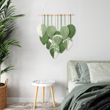 Gobeläng gobeläng gröna blad vävda för hand Hem - Tillbehör och dekorationer Naty Shop