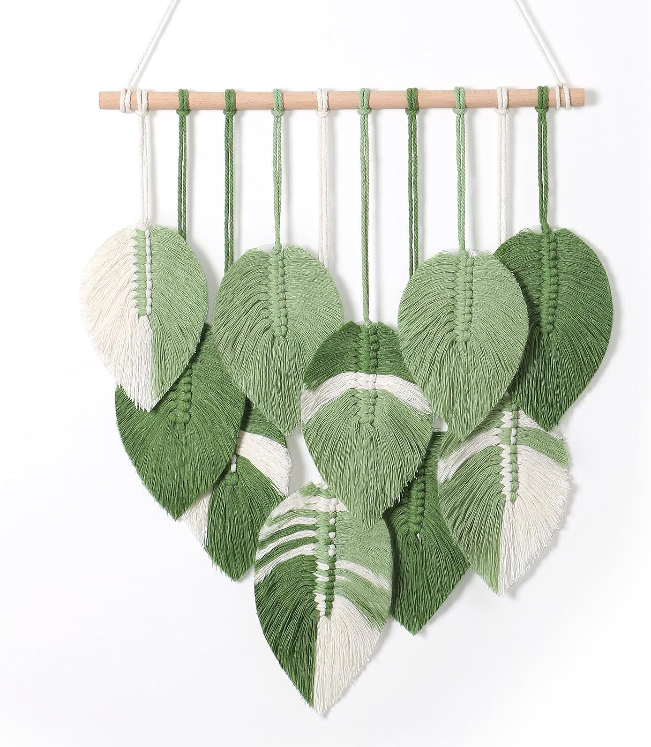 Gobeläng gobeläng gobeläng gröna löv vävda för hand Hem - Tillbehör och dekorationer Naty Shop Hälsningar
