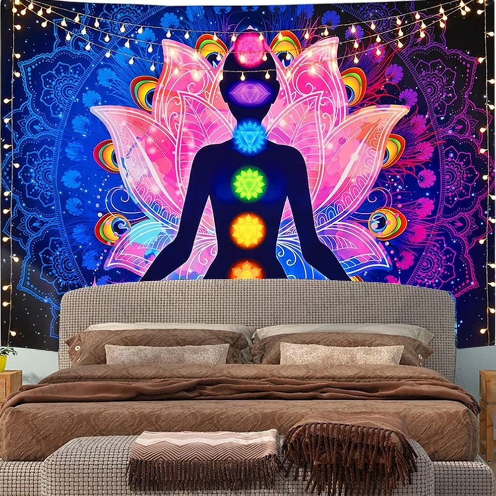 Färgglada mystiska mandala gobeläng Hem - Tillbehör och dekorationer Naty Shop