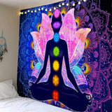 Färgglada mystiska mandala gobeläng Hem - Tillbehör och dekorationer Naty Shop