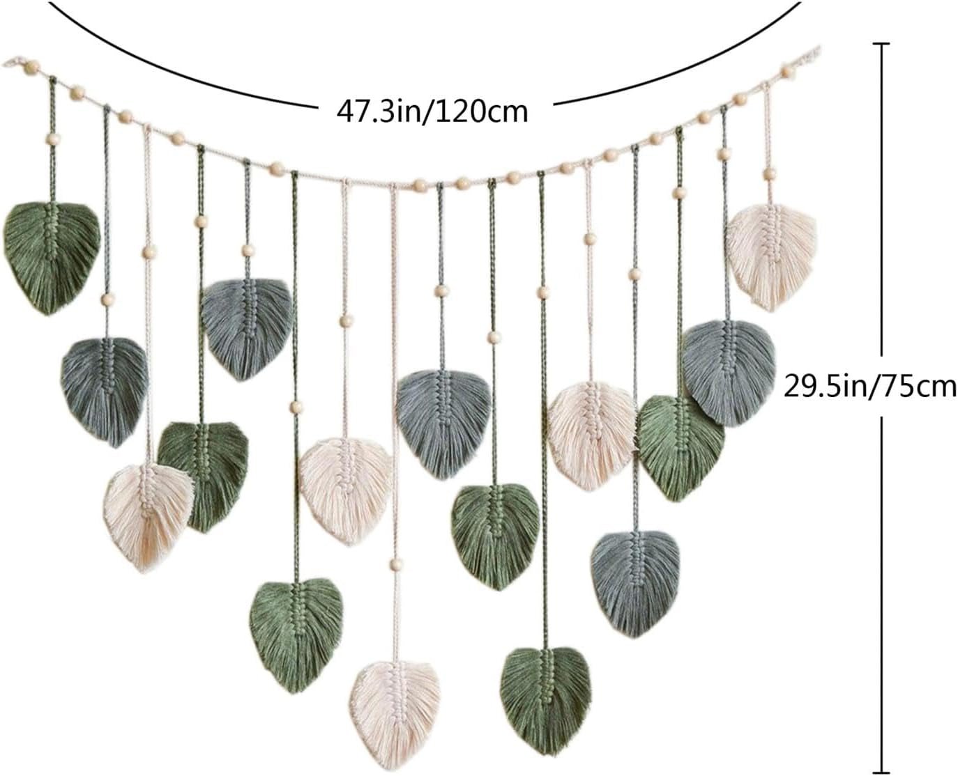 Vävd gobeläng heminredning chic ornament clips Hem - Tillbehör och dekorationer Naty Shop