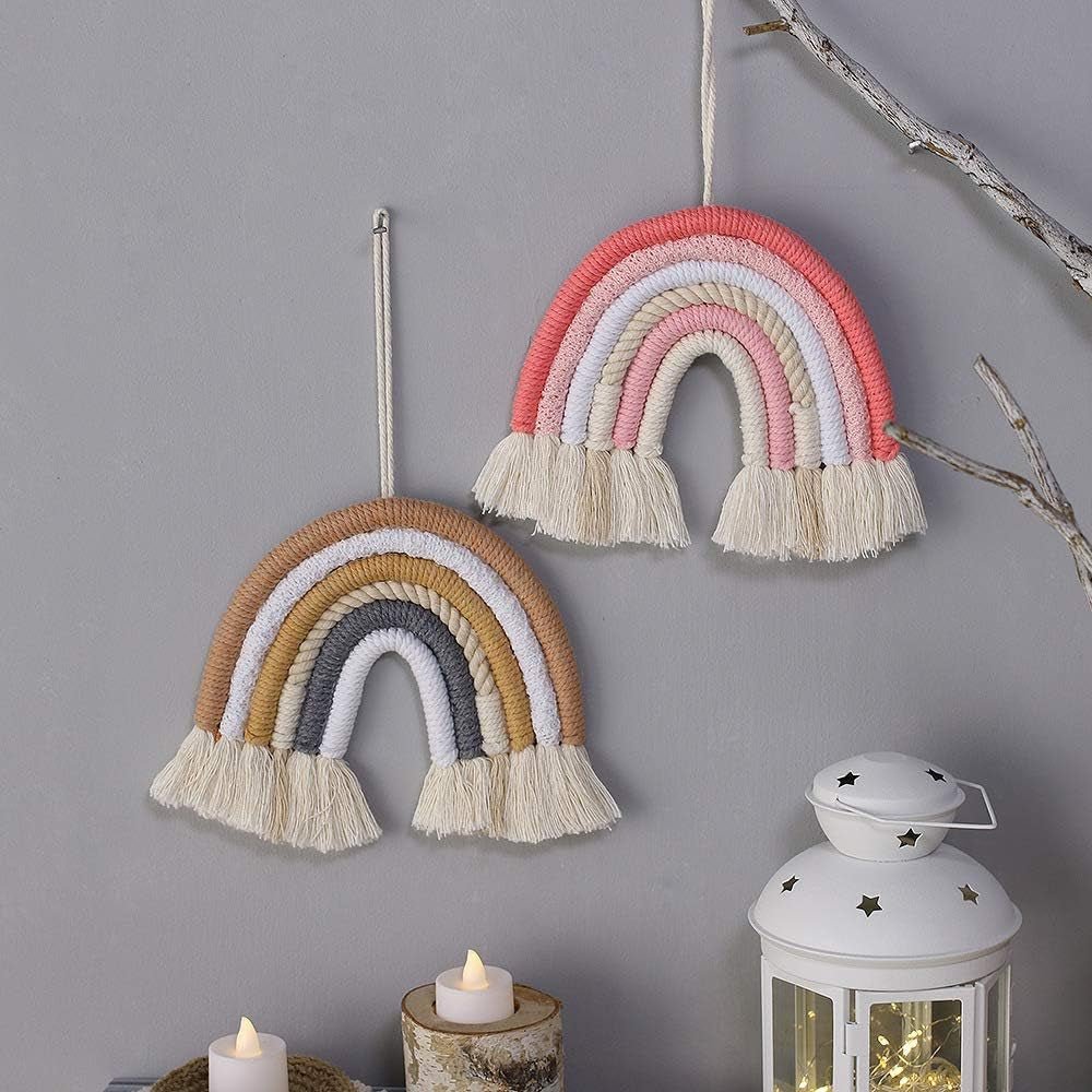Bohemisk regnbågevävd gobeläng hemma färgglad konst Hem - Tillbehör och dekorationer Naty Shop
