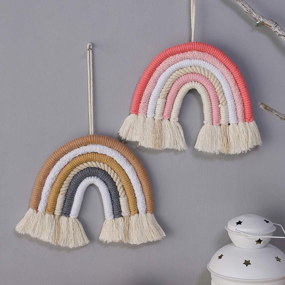 Bohemisk regnbågevävd gobeläng hemma färgglad konst Hem - Tillbehör och dekorationer Naty Shop