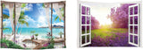 Tapestry ulticool house beach beach palm island Home - Accessoarer och dekorationer Naty Shop Beach Beach Nature