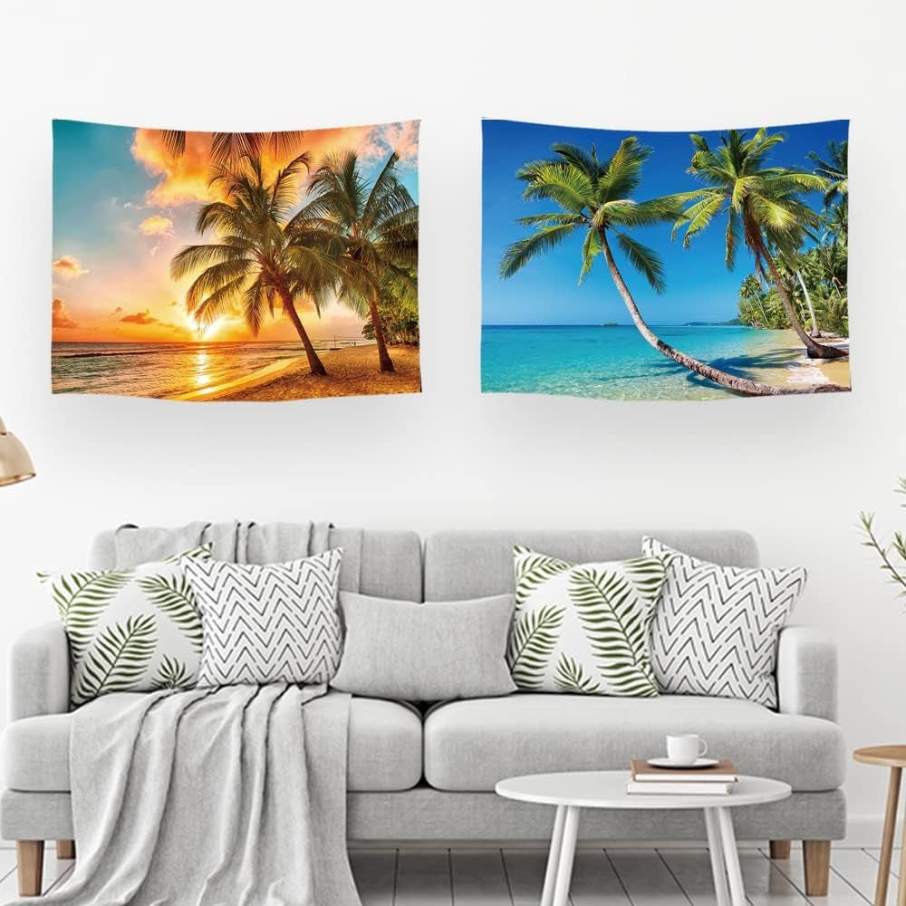 Tapestry ulticool house beach sea palm island House - Accessoarer och dekorationer Naty Shop