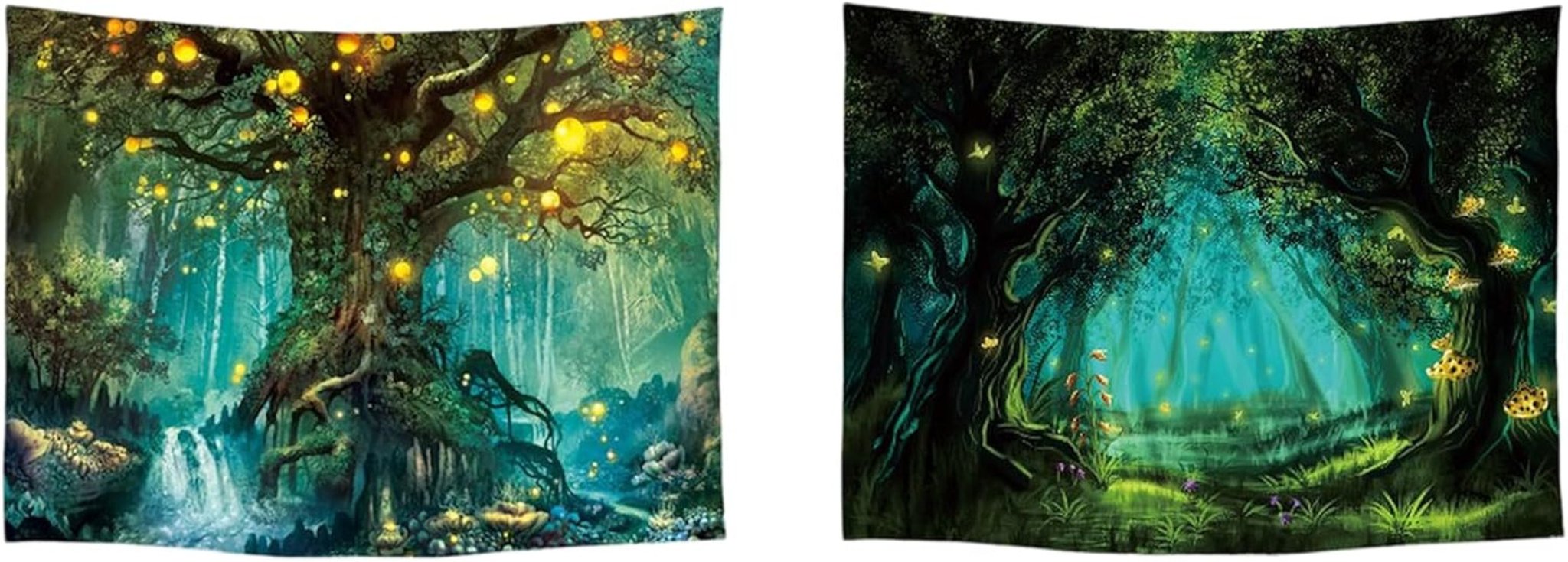 Gobeläng ulticool hus strand hav palm ö Hem - Tillbehör och dekorationer Naty Shop Marches Elf Tree