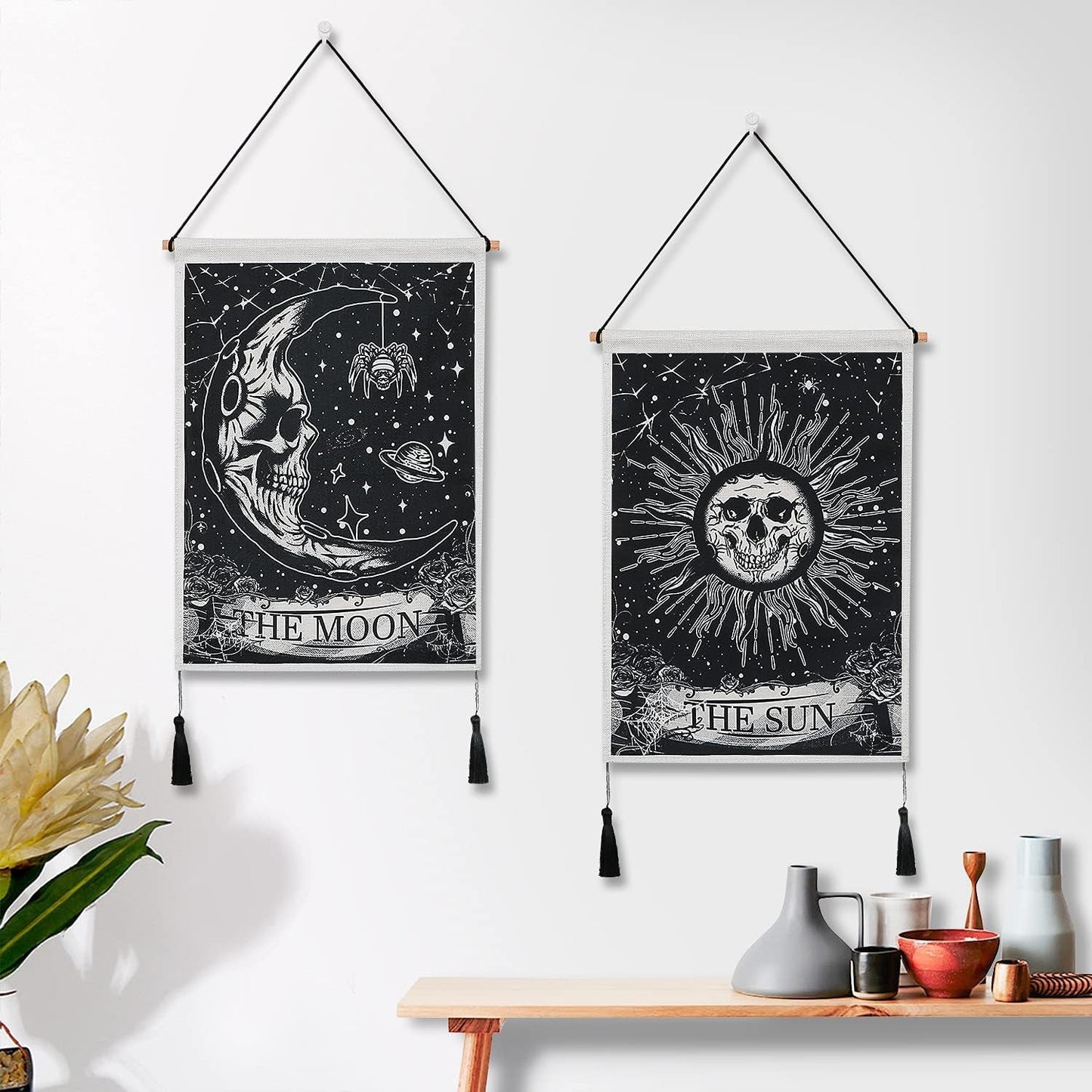 gobeläng weldomcor tarot skalle nedgång i solen Hem - Tillbehör och dekorationer Naty Shop