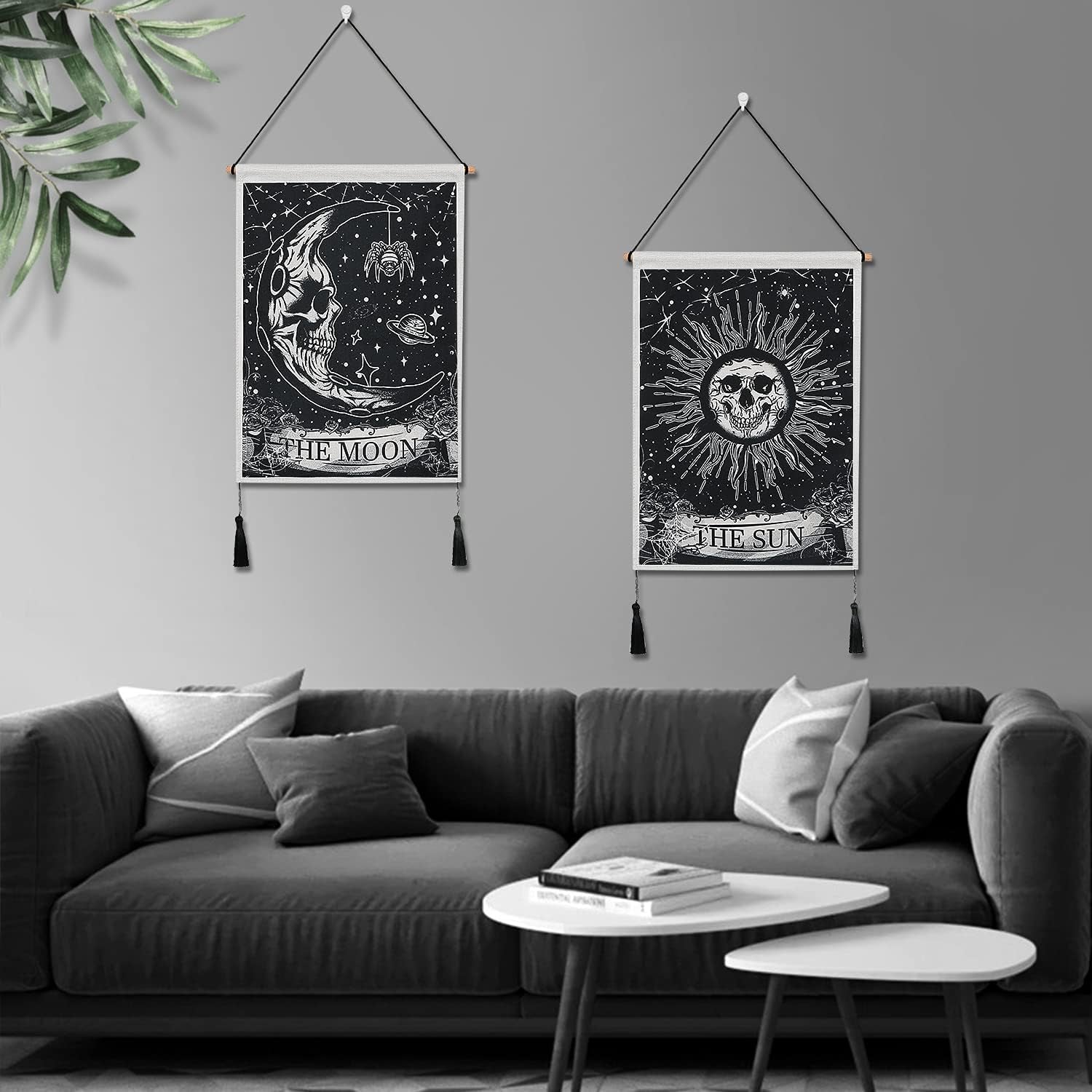 gobeläng weldomcor tarot skalle nedgång i solen Hem - Tillbehör och dekorationer Naty Shop