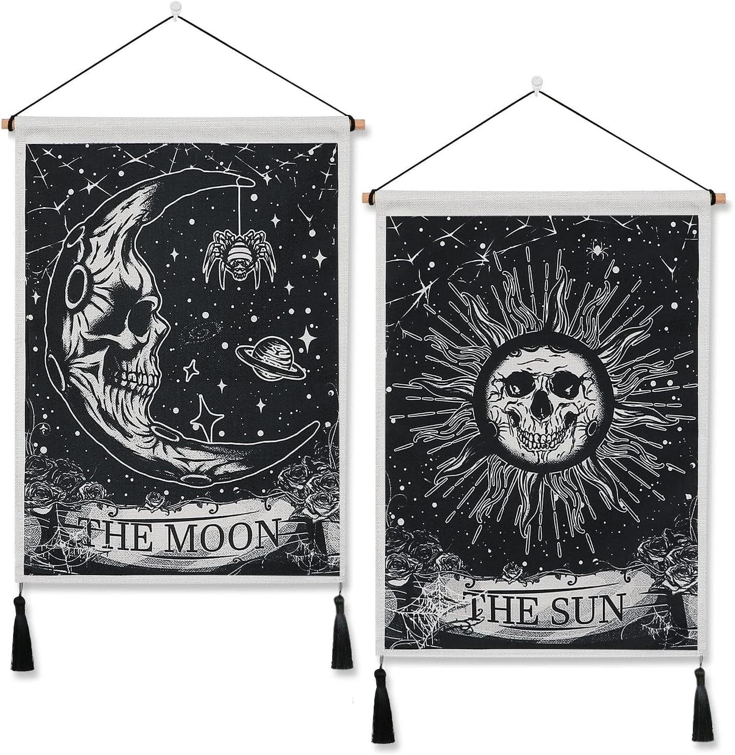 Gobeläng weldomcor skull tarot solnedgång Hem - Tillbehör och dekorationer Naty Shop Skulls Döskallar