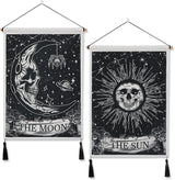 Gobeläng weldomcor skull tarot solnedgång Hem - Tillbehör och dekorationer Naty Shop Skulls Döskallar