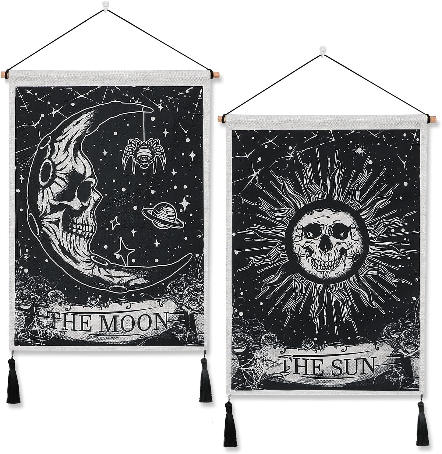 Gobeläng weldomcor skull tarot solnedgång Hem - Tillbehör och dekorationer Naty Shop Skulls Döskallar