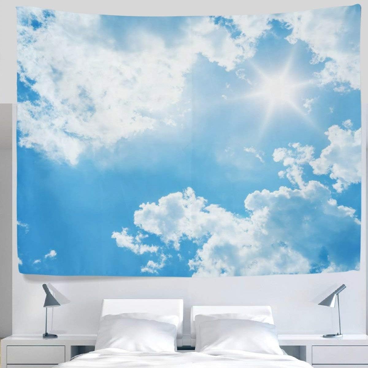 Gobeläng yisumei blue sky room Hem - Tillbehör och dekorationer Naty Shop 230L X 150B Cm