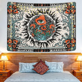 Gobeläng yrende svampar solbränna canvas hippieögon Hem - Accessoarer och dekorationer Naty Shop