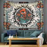 Gobeläng yrende svampar solbränna canvas hippieögon Hem - Accessoarer och dekorationer Naty Shop