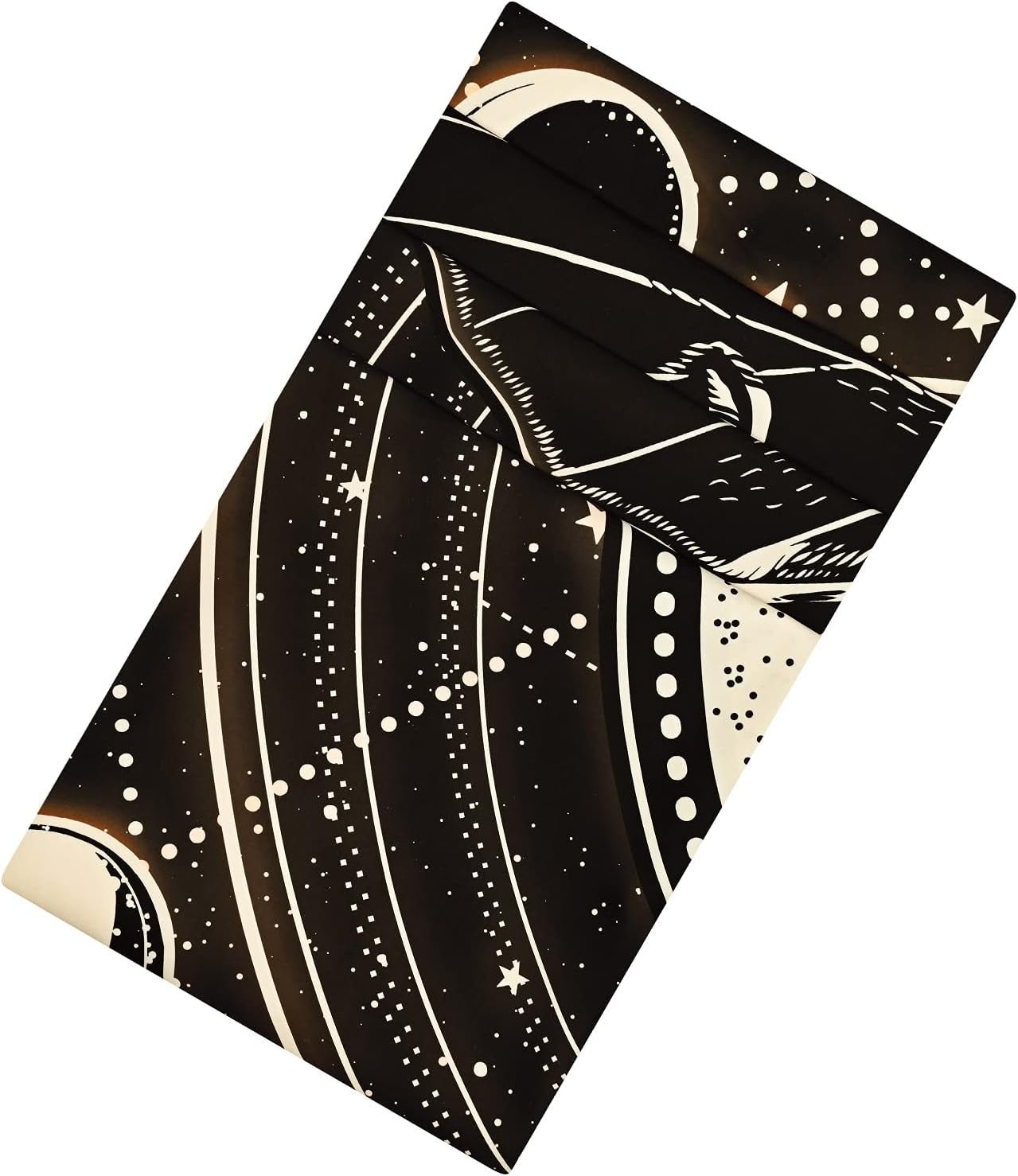 Gobeläng yrende mal svart sol måne naturlig Hem - Accessoarer och dekorationer Naty Shop