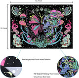 Yrendenge gobeläng fluorescerande gobeläng fjärilar fas Hem - Tillbehör och dekorationer Naty Shop