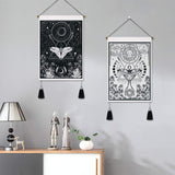 Yugarlibi gobeläng 2st små gobelänger hängande måne och sol Hem - Tillbehör och dekorationer Naty Shop