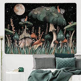 Gobeläng yugarlibi svamp svart skog snigel hängande Hem - Tillbehör och dekorationer Naty Shop