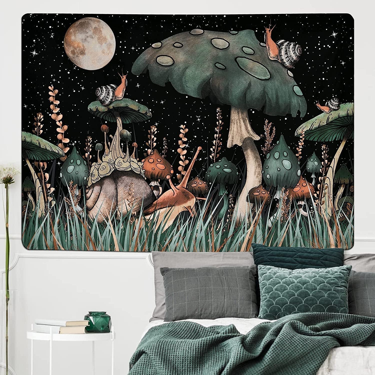 Gobeläng yugarlibi svamp svart skog snigel hängande Hem - Tillbehör och dekorationer Naty Shop