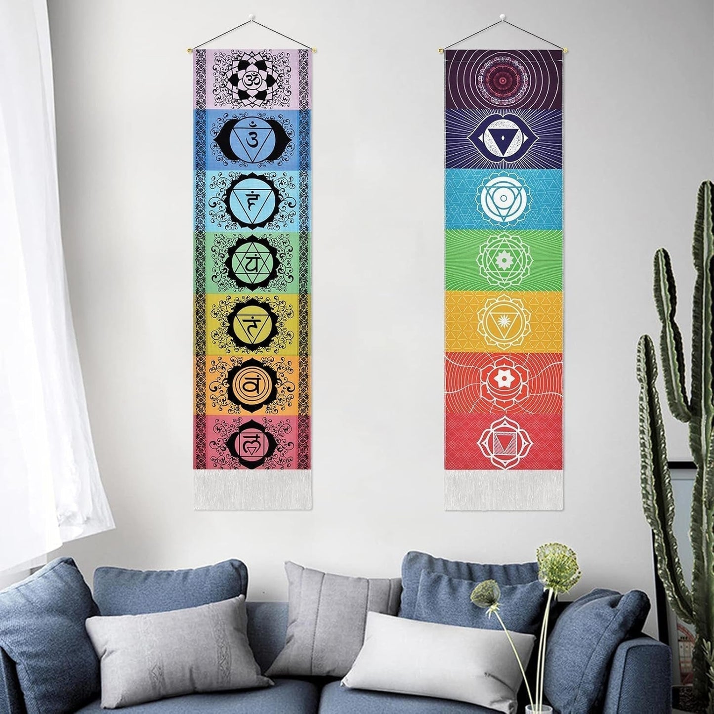 Gobeläng yugarlibi hängande set chakra meditation yoga trippy Hem - Tillbehör och dekorationer Naty Shop