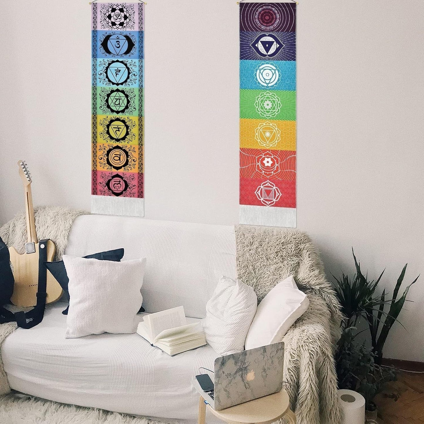 Gobeläng yugarlibi hängande set chakra meditation yoga trippy Hem - Tillbehör och dekorationer Naty Shop