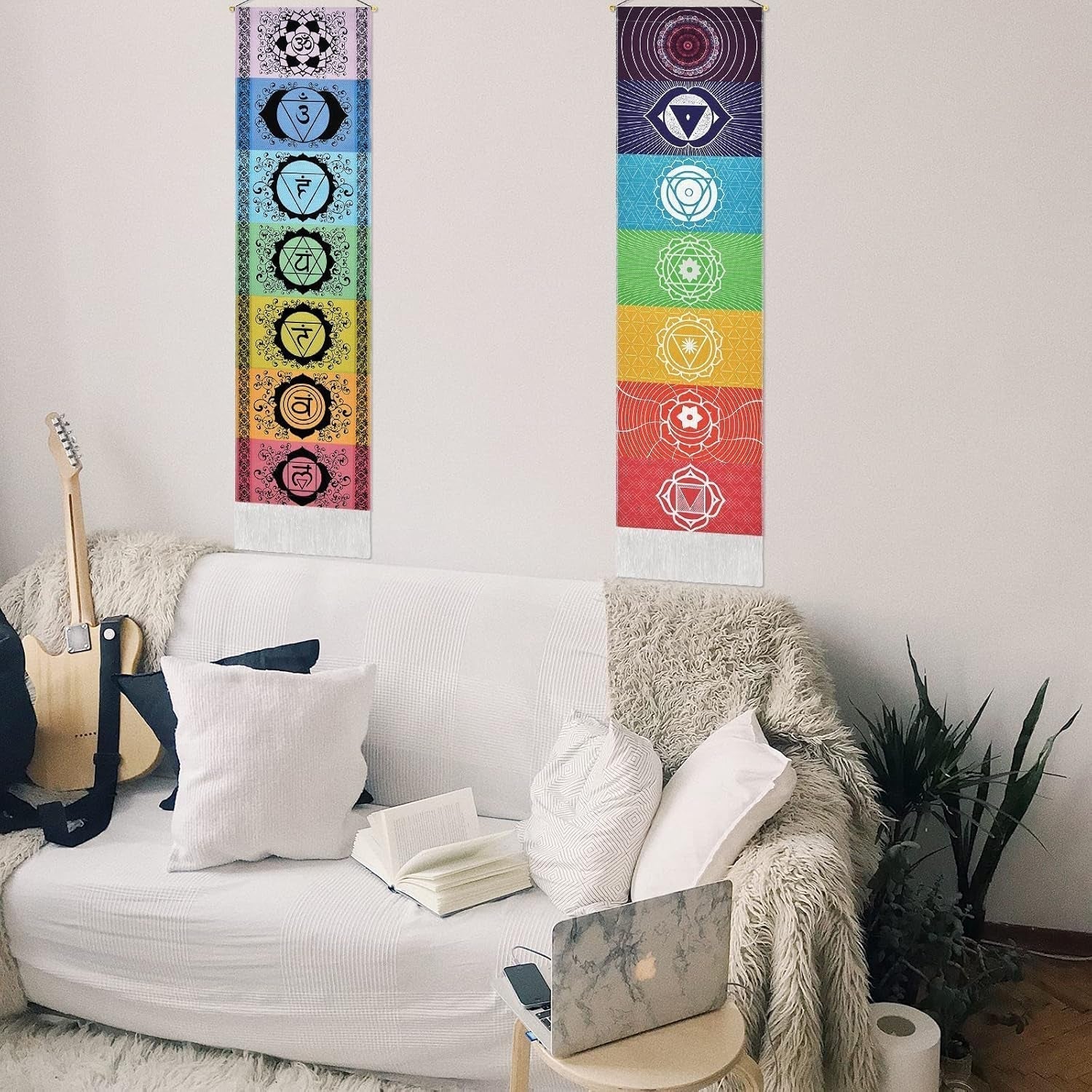 Gobeläng yugarlibi hängande set chakra meditation yoga trippy Hem - Tillbehör och dekorationer Naty Shop