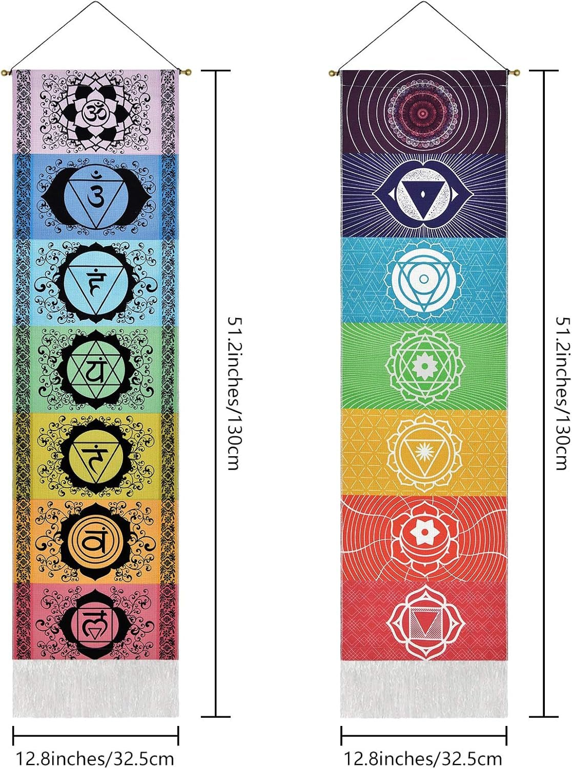 Gobeläng yugarlibi hängande set chakra meditation yoga trippy Hem - Tillbehör och dekorationer Naty Shop