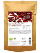 Tilia BIO Goji bär 1 kg Naty Shop torkade produkter 200 G (1 förpackning)