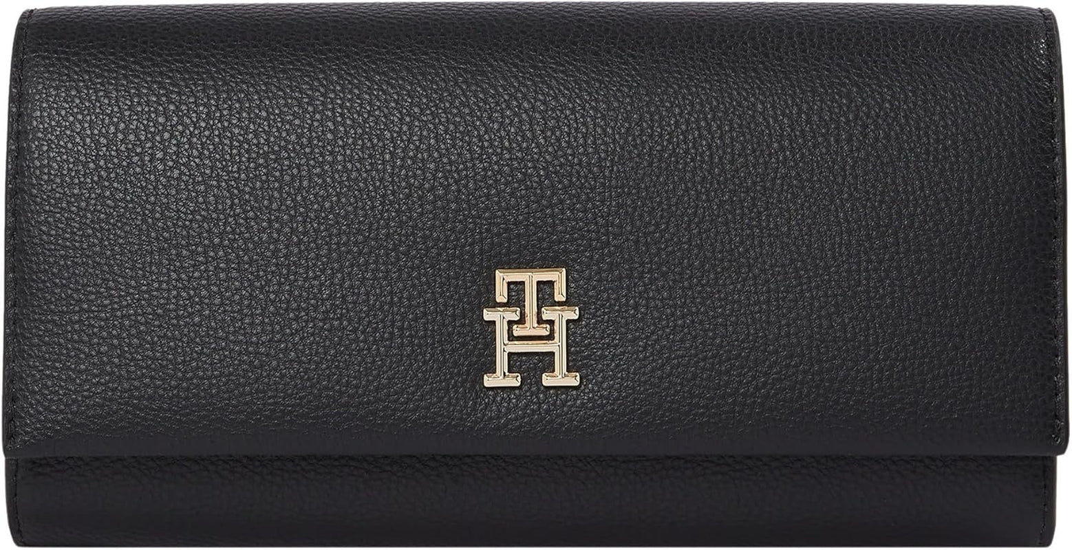 Tommy Hilfiger Aw0aw17267 Damplånbok Dam Naty Shop Svart (svart) En storlek passar alla
