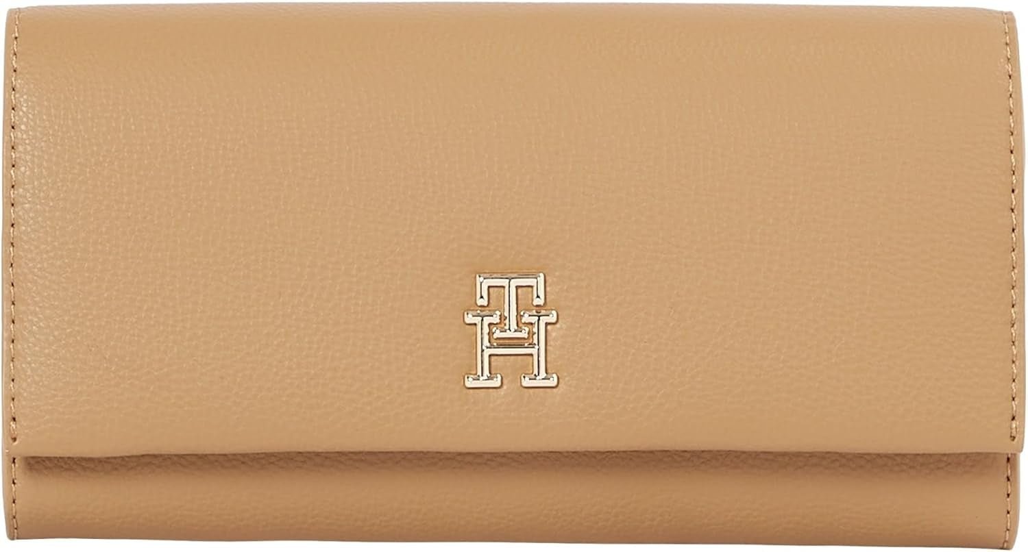 Tommy Hilfiger Aw0aw17267 Damplånbok Dam Naty Shop Khaki (Safari Canvas) Os