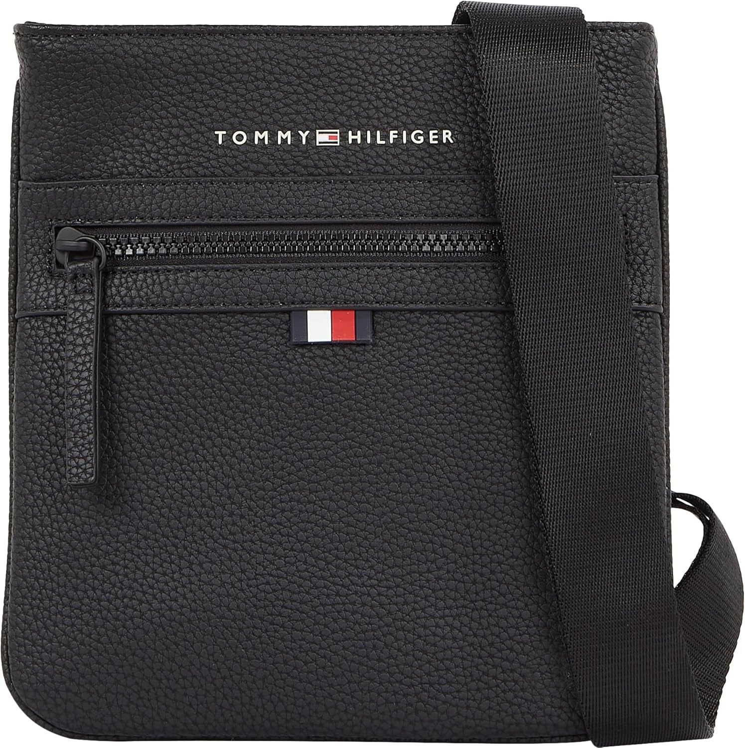 Tommy Hilfiger Herr ESSENTIAL PU MINI CROSSOVER Crossover Bagage & Reseutrustning Naty Shop Svart (svart) En storlek passar alla