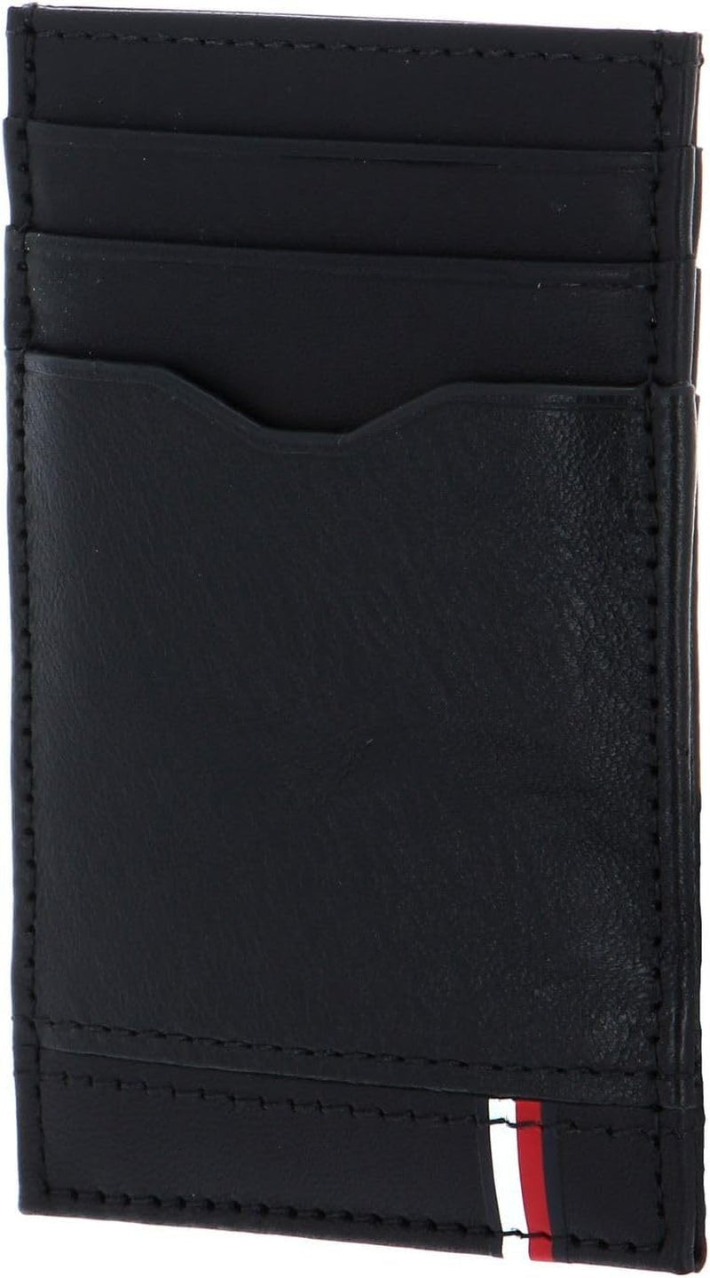 Tommy Hilfiger Herr TH Central Cardholder, Bi-Fold plånbok, Svart, One Size Herrplånbok Naty Shop