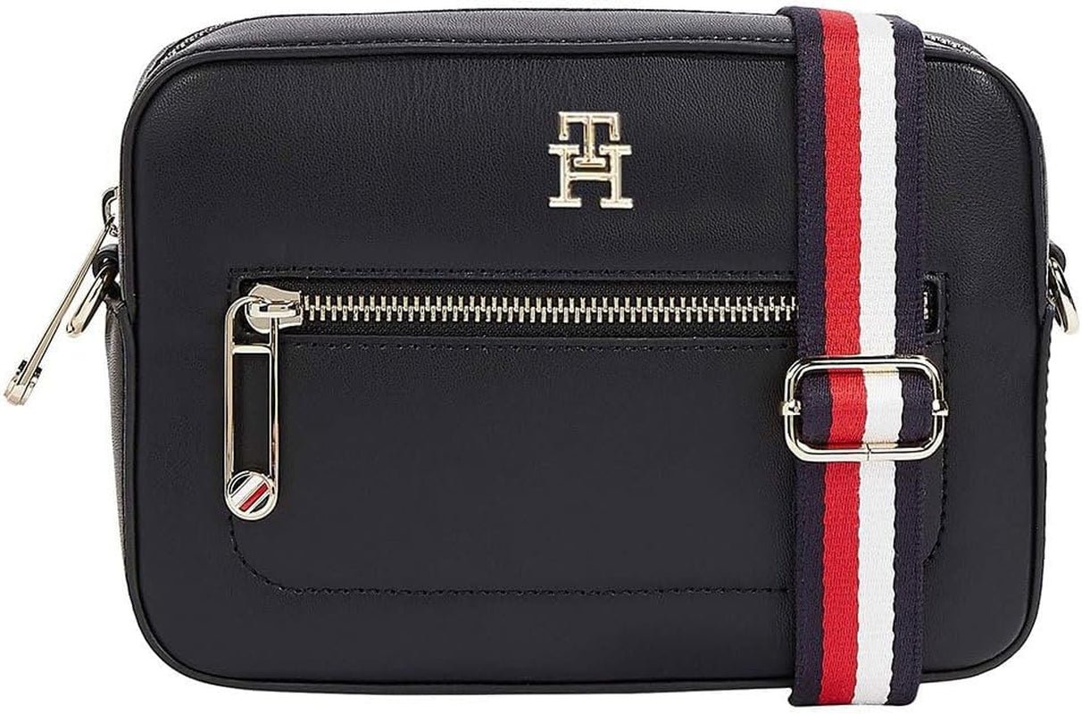 Tommy Hilfiger Crossbody-väska Ikonisk kameraväska Småväskor Dam Naty Shop Space Blue