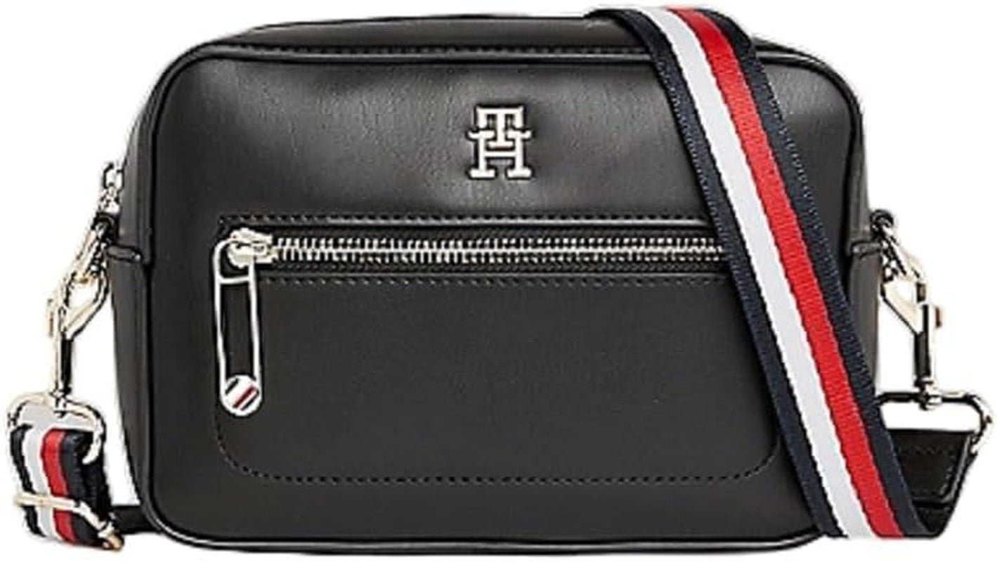 Tommy Hilfiger Crossbody Bag Väska Ikonisk kameraväska Små damväskor Naty Shop Svart