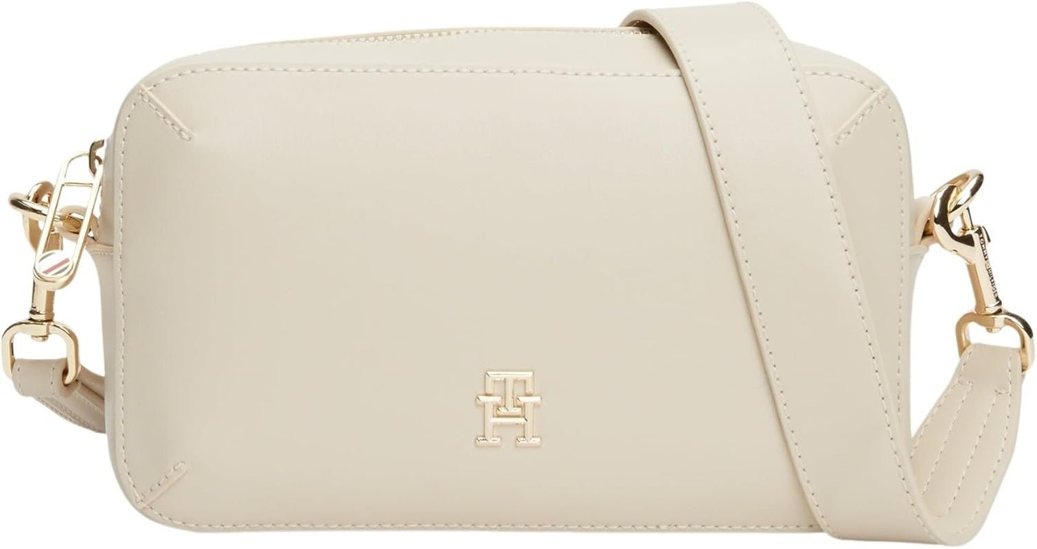 Tommy Hilfiger Crossbody Bag Chic Flap Crossover Small Damväskor Naty Shop Beige (klassisk beige)