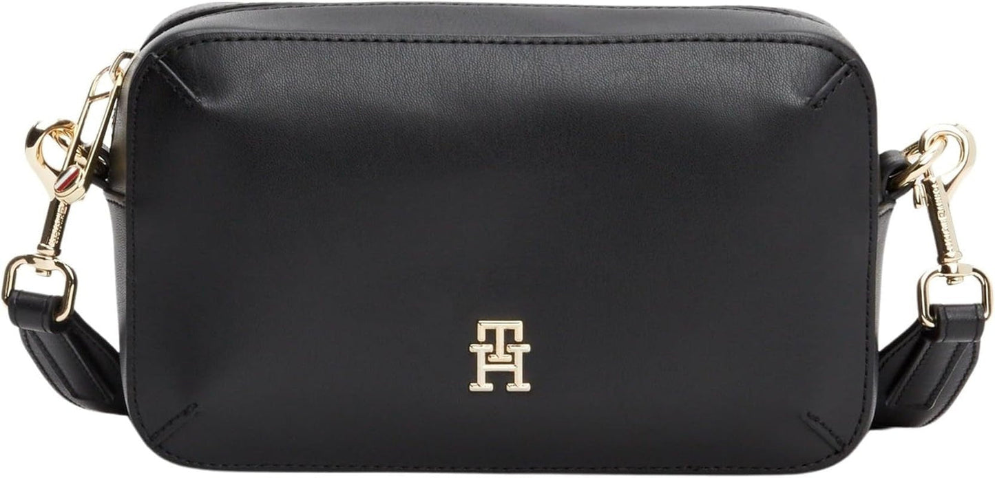 Tommy Hilfiger Crossbody-väska Chic Flap Crossover Small Damväskor Naty Shop Svart (svart)