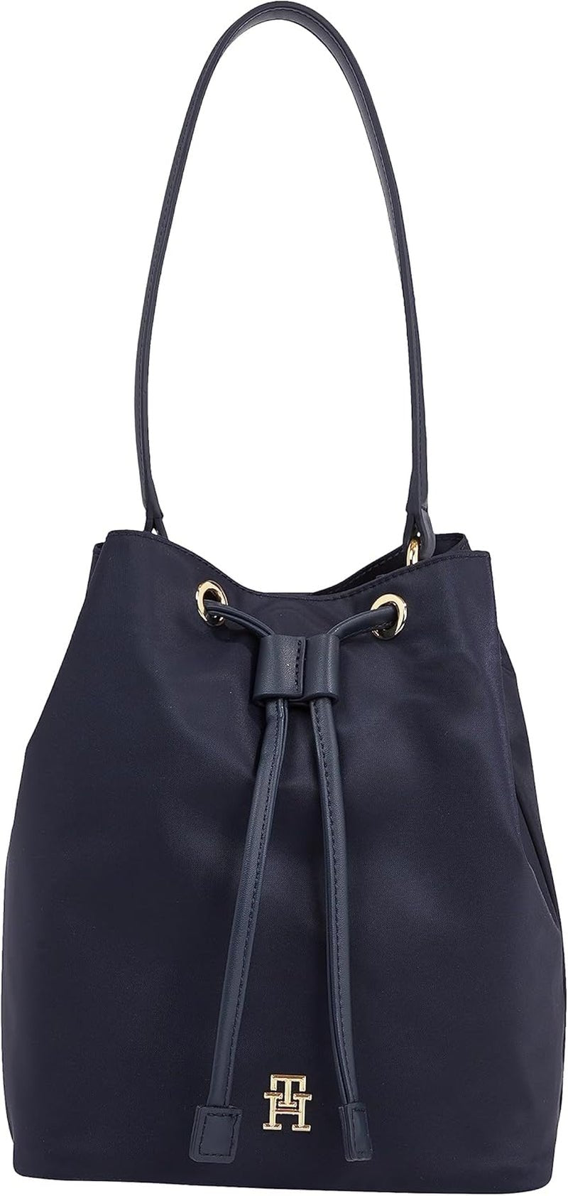 Tommy Hilfiger Dam Poppy Bucket Aw0aw15218 Väskor, One Size Damväskor Naty Shop Blue (Space Blue)