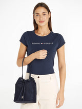Tommy Hilfiger Dam Poppy Bucket Aw0aw15218 Väskor, One Size Damväskor Naty Shop