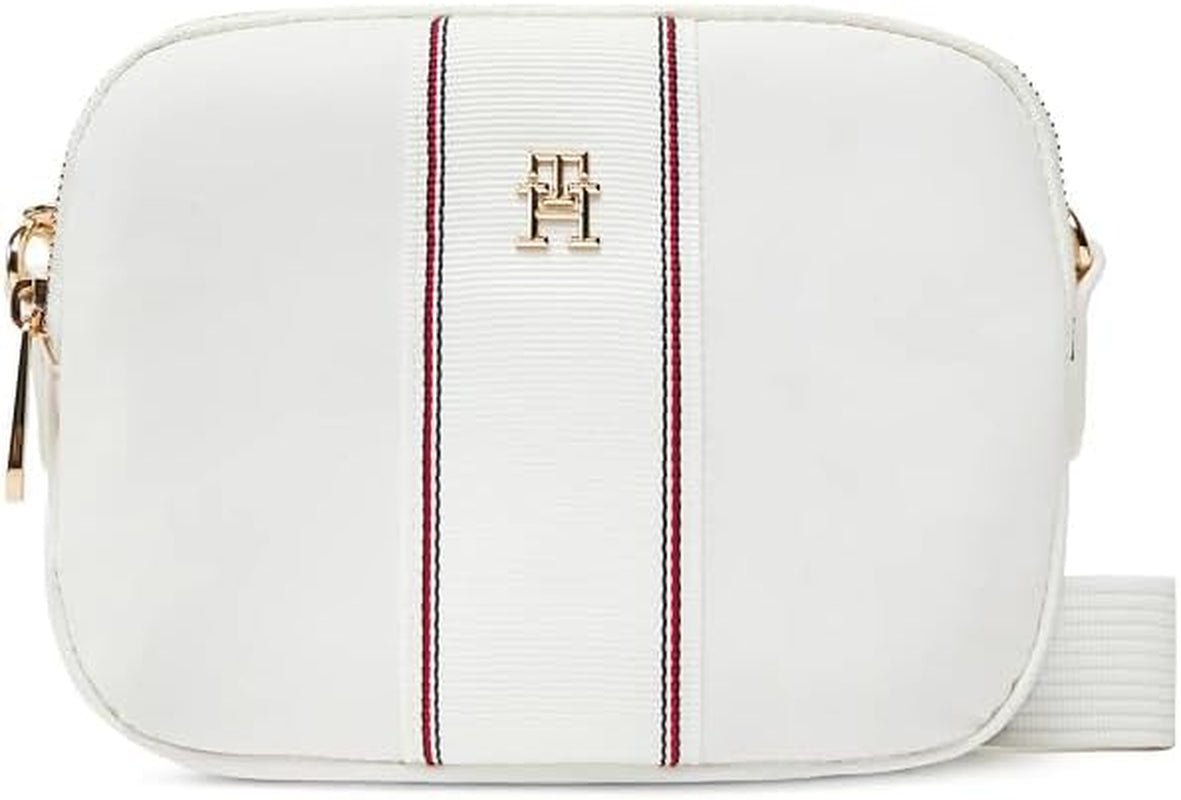 TOMMY HILFIGER Damvalmo Kameraväska Body Aw0aw17230 Crossover Bagage och reseutrustning Naty Shop White (Ecru Body)
