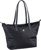 Tommy Hilfiger Dam Poppy Tote-väska med dragkedja Damväskor Naty Shop Blue (Space Blue)